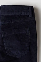 Pantalon Coupe Amincie en velours côtelé