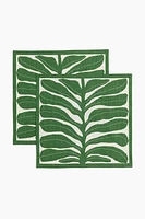 2-pack Leaf-print Napkins