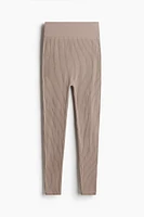 MAMA Legging côtelé sans coutures