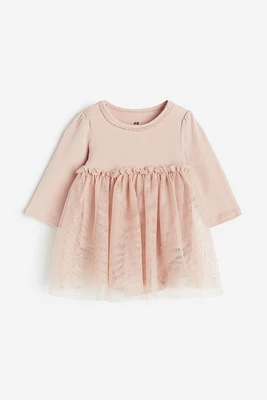 Dress with Tulle Skirt