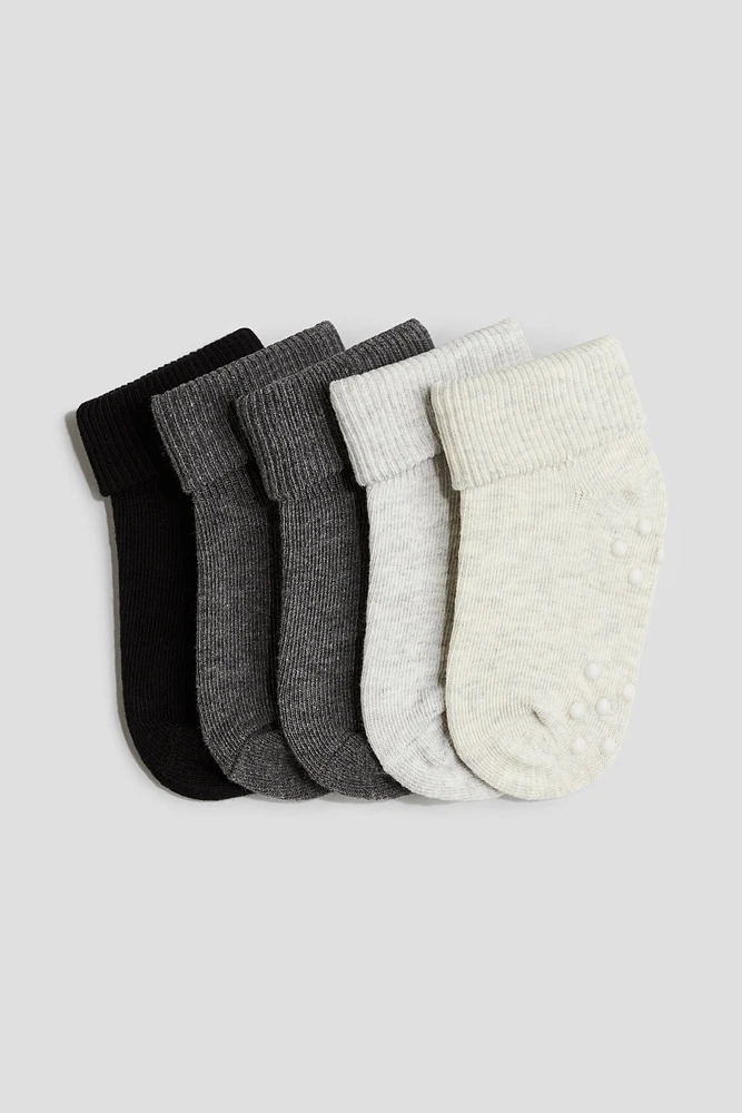 5-pack Non-slip Socks