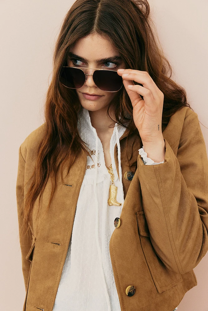 Lunettes de soleil de style aviateur