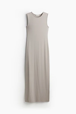 Robe maxi en microfibre