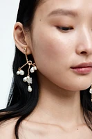 Boucles d'oreilles branches dépareillées