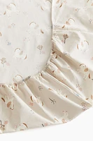 Patterned Cotton Fitted Sheet