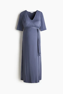 MAMA Nursing Wrap Dress