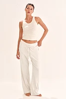 Cotton-Blend Pants