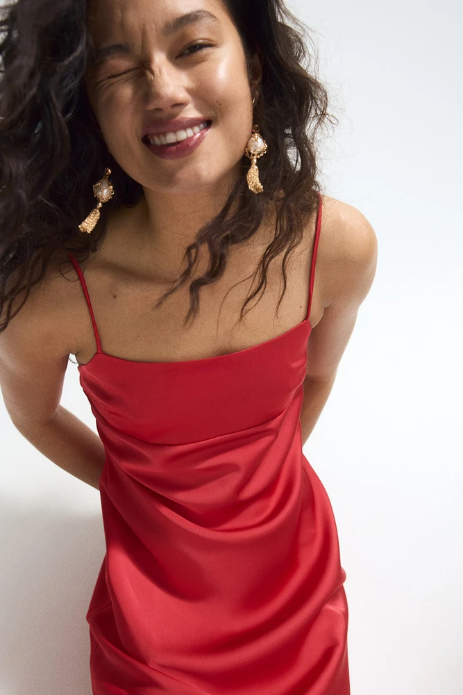 Tie-Detail Maxi Dress