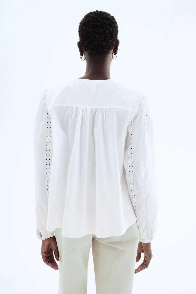 Blouse en broderie de coton