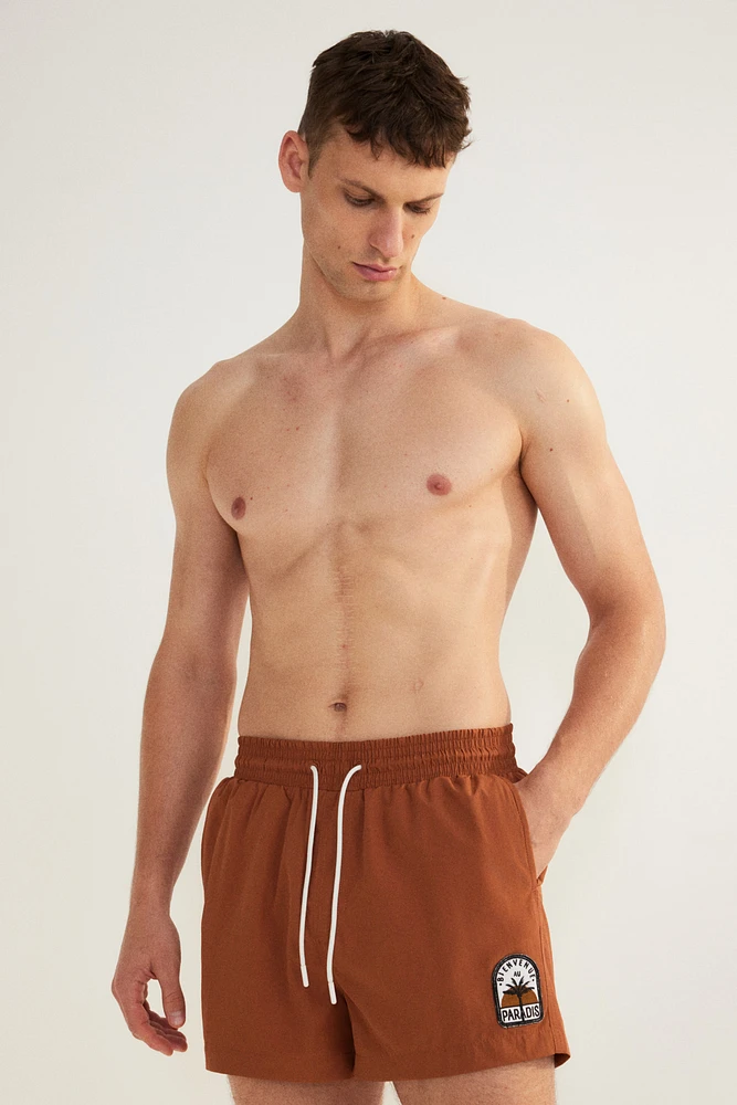 Appliquéd Swim Shorts