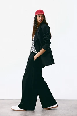 Pantalon large en sergé