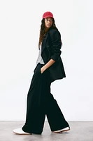 Pantalon large en sergé