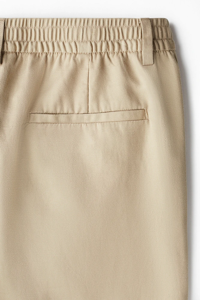 Regular-Fit Lyocell-Blend Pants