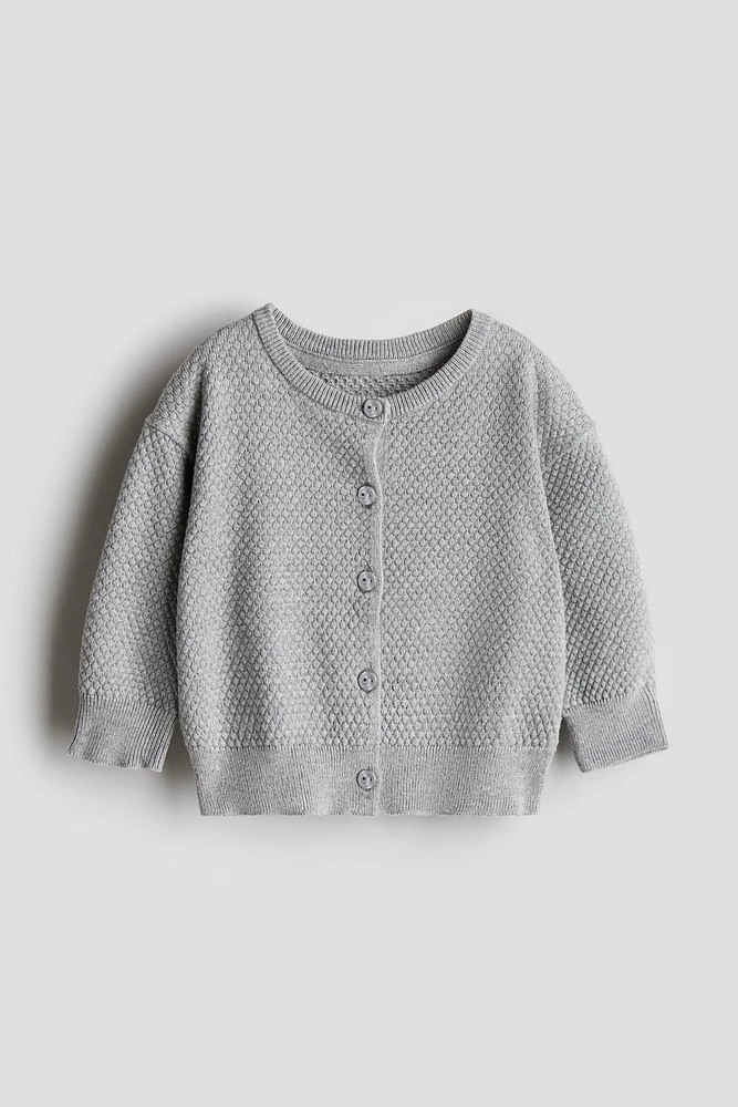 Chandail en maille de coton fantaisie