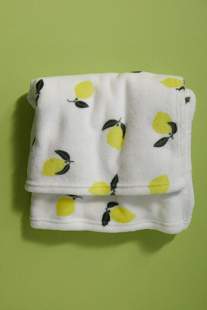 Patterned Fleece Throw