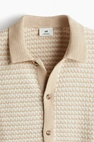 Regular Fit Textured-Knit Shirt