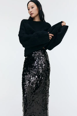 Sequined Midi Skirt