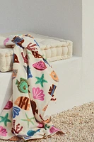 Serviette de bain à motif