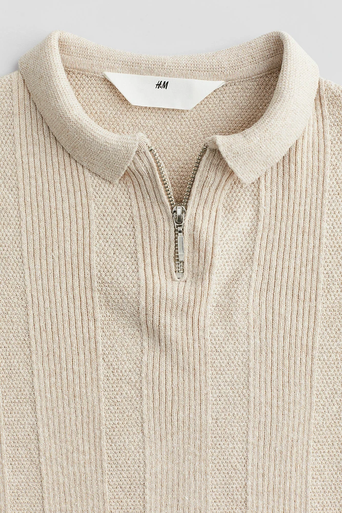 Knit Polo Shirt