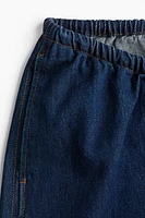 MAMA Drawstring Denim Shorts