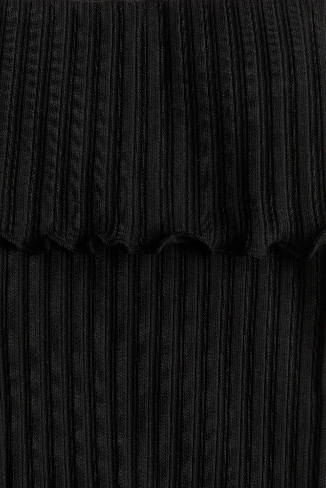 Pantalon évasé en jersey