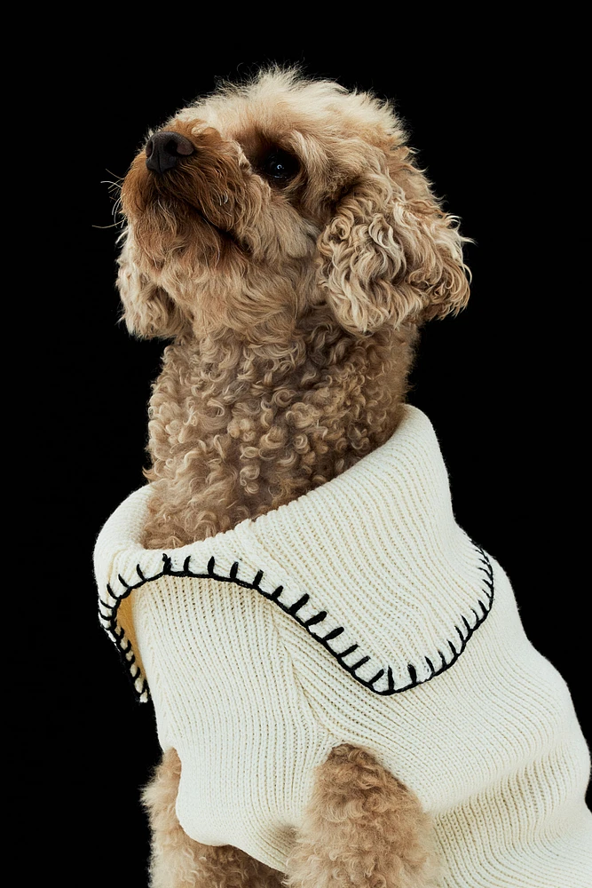 Rib-Knit Dog Sweater