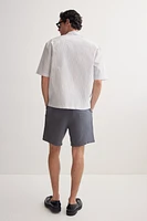 Relaxed-Fit Linen-Blend Shorts