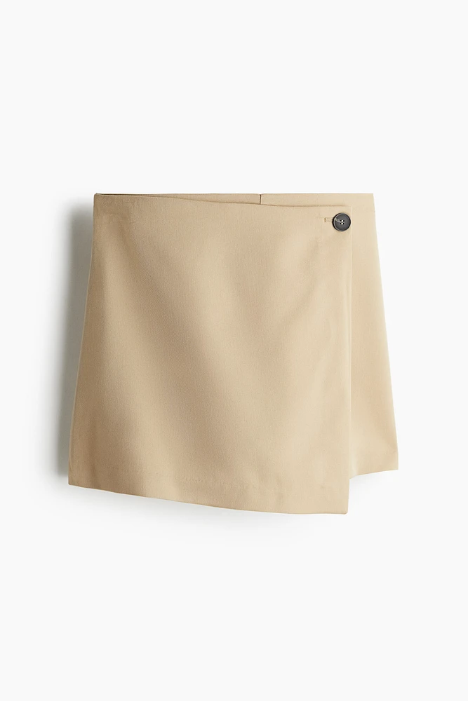 Jupe-short portefeuille