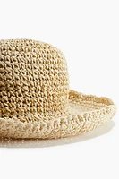 Wavy-brim Straw Hat
