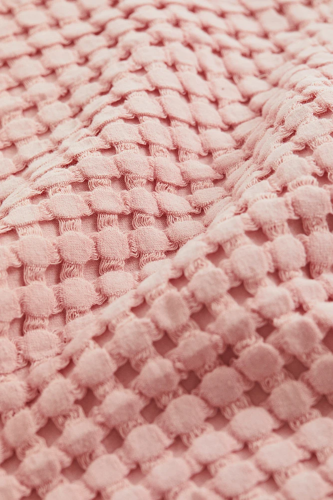 Waffled Cotton Bedspread