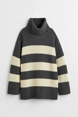 Cashmere-blend Turtleneck Sweater