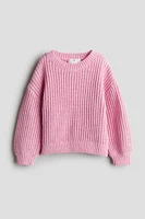 Chandail en maille chenille