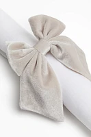 4-pack Bow Napkin Rings