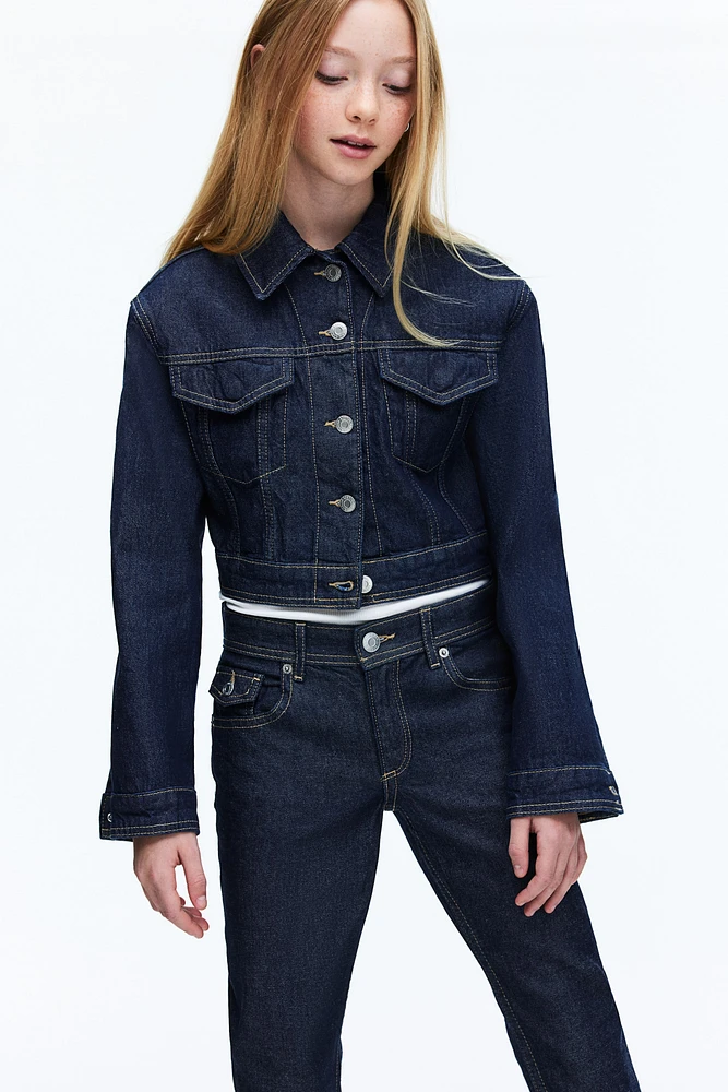 Flared Leg Low Jeans