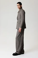 Loose Fit Wool-Blend Pants