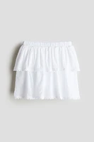 Tiered Cotton Skort