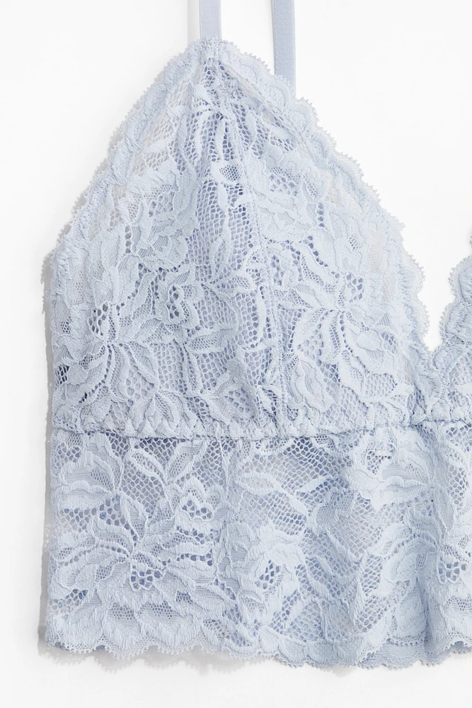 Soutien-gorge coussiné en dentelle