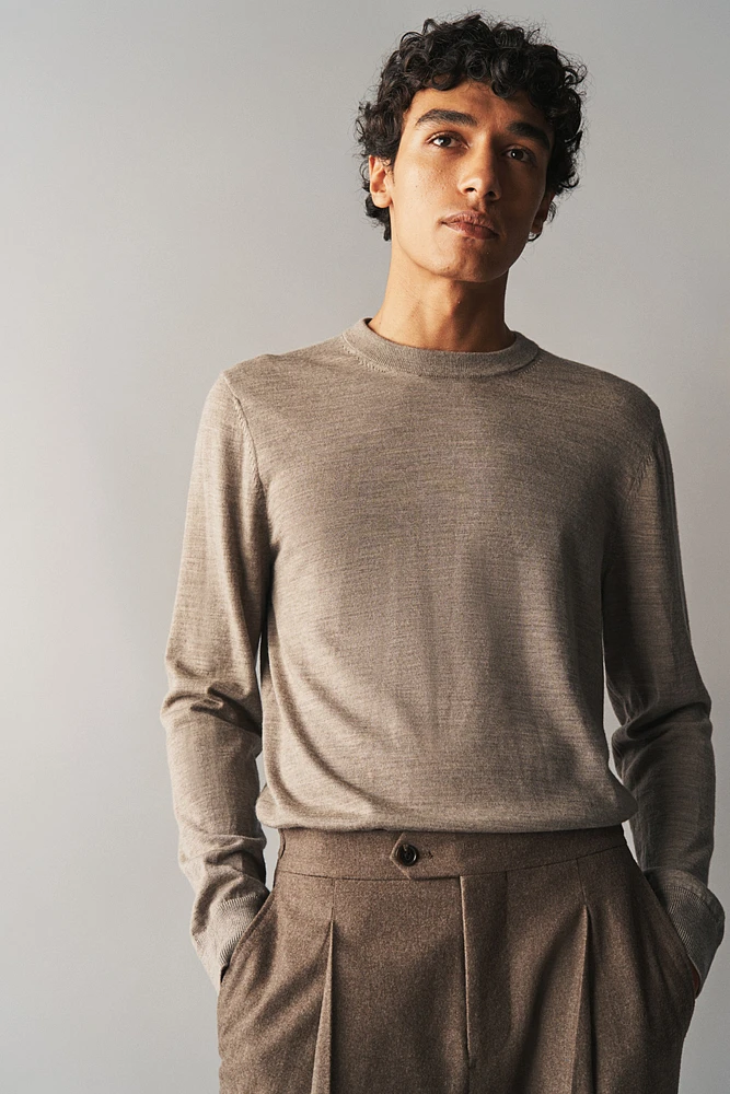 Slim Fit Wool Sweater