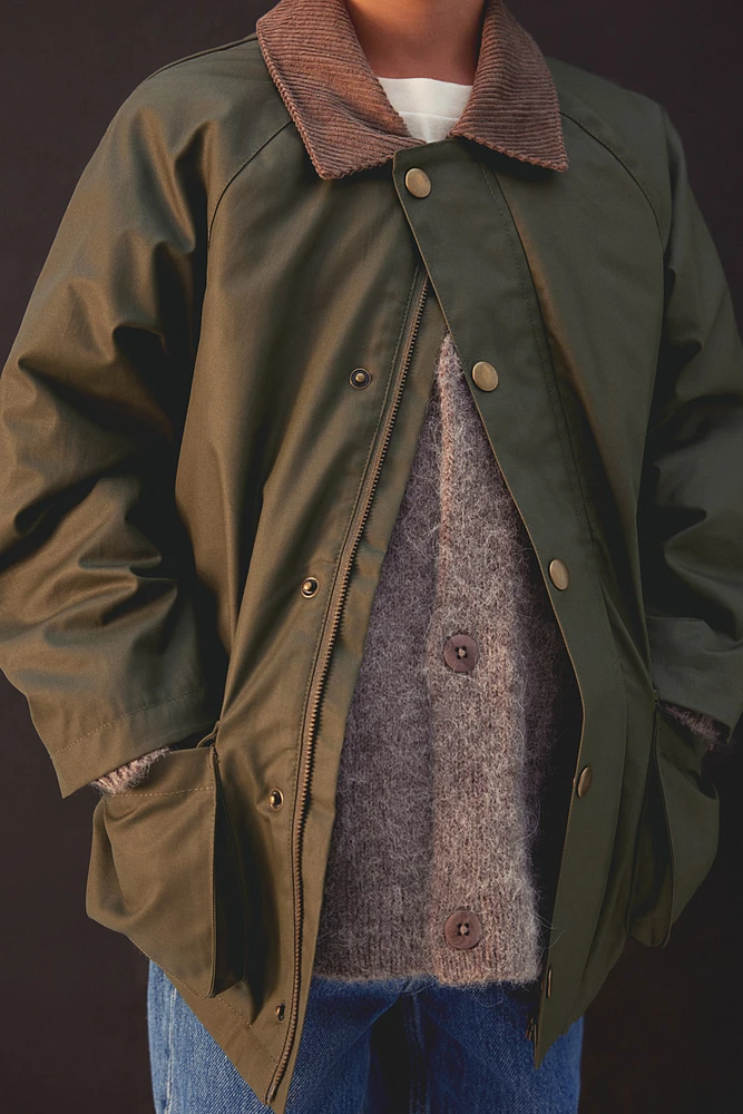 Waxed Cotton Coat