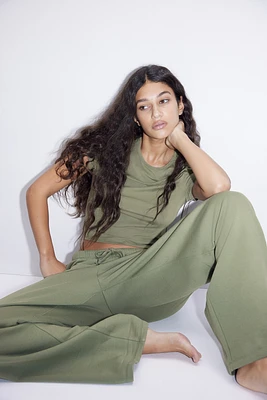 Wide-leg Joggers