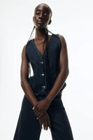 Denim waistcoat