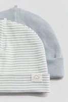 2-pack Cotton Beanies