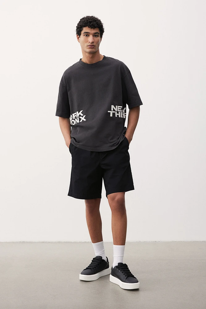 Regular-Fit Canvas Shorts