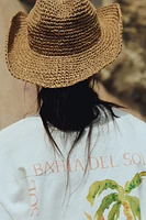 Chapeau de cowboy en paille