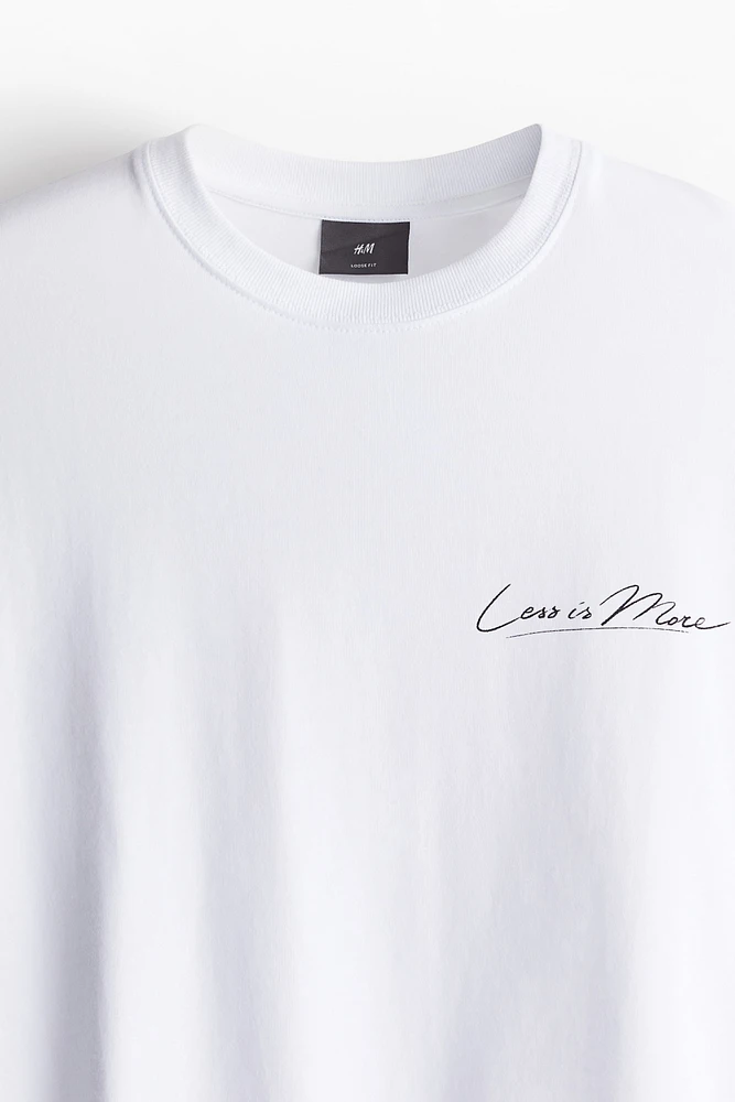 T-shirt imprimé Coupe Flottante