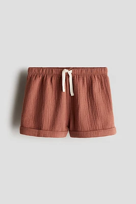 Cotton Muslin Shorts