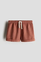 Cotton Muslin Shorts
