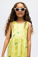 Robe à motif en coton