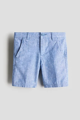 Linen-Blend Chino Shorts