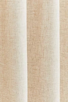 Linen-blend shower curtain